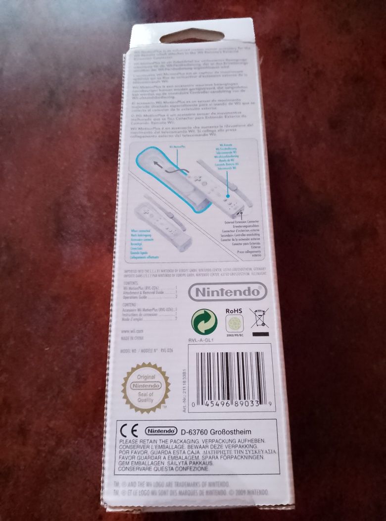 Oryginalny adapter Wii motion plus Nintendo