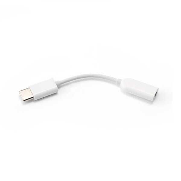 Adapter słuchawkowy z USB-C na 3.5 mm - biały