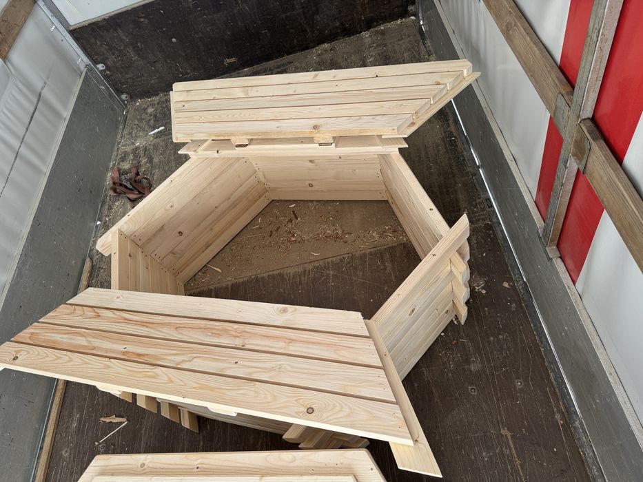 Studnia zabudowa drewno