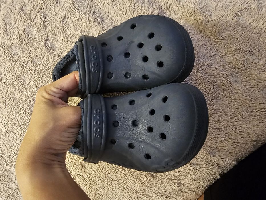 Crocs z futerkiem dla dziecka, 21 cm