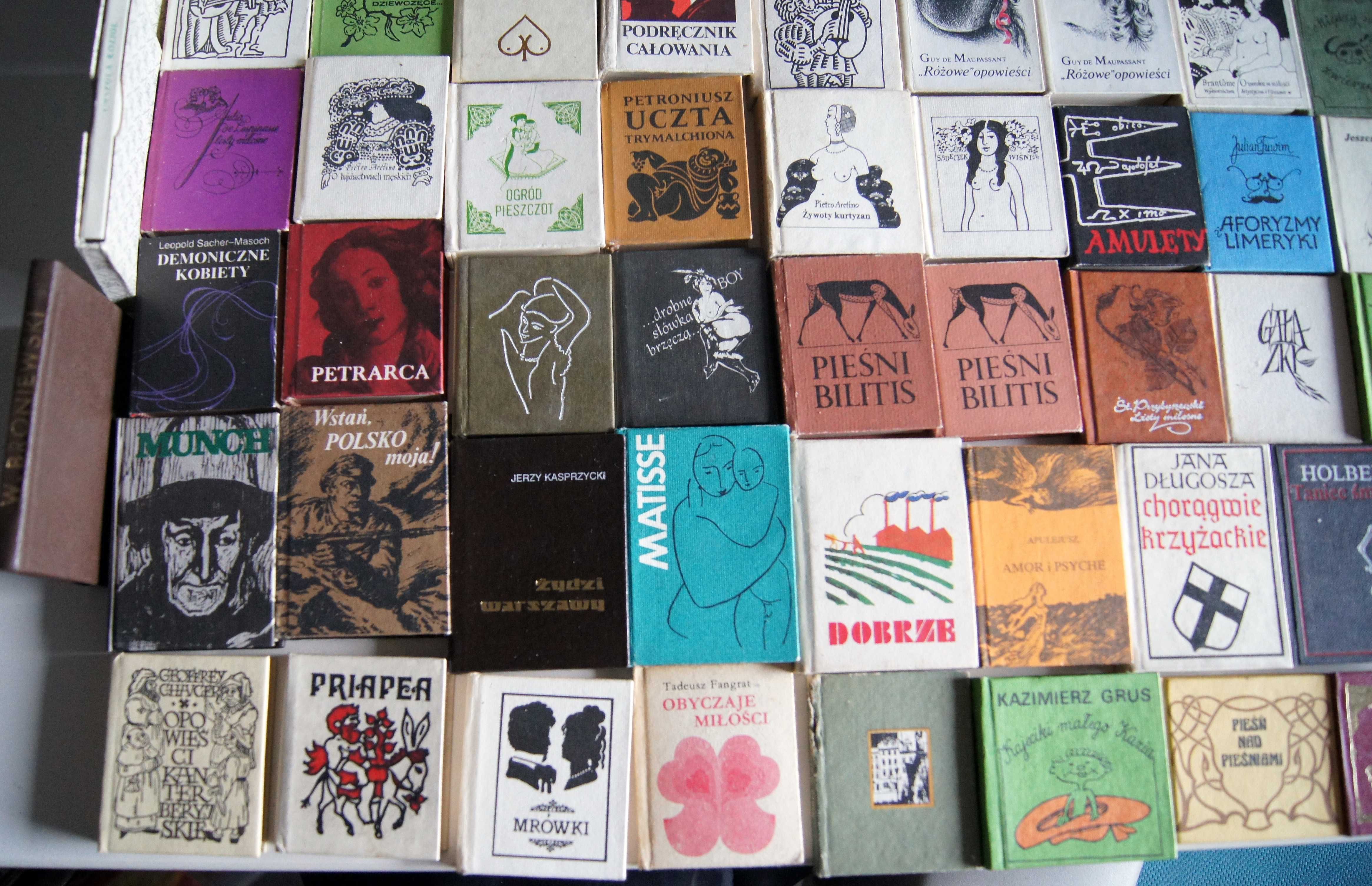 Kolekcjonerskie Mini Książeczki PRL 138 szt unikaty lata 80te