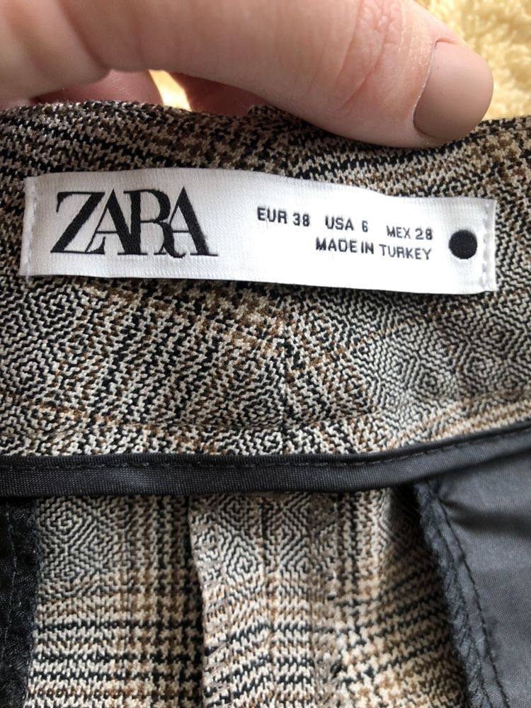 Брюки ZARA, в клетку