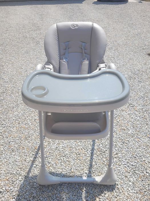 Kinderkraft "Yummy" krzesełko do karmienia SZARE