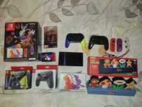 Nintendo Switch OLED Pokemon Edition, 2x Pro Controller, gra, WARTO!!!
