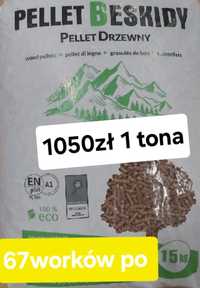 Pellet pelet Beskidy  wygiełzów A1 6mm 16.42zł worek transport wniesie