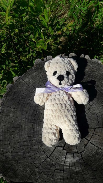 Мягкая игрушка | Мишка | Плюшевая | Вязаная | Handmade | Новый Год