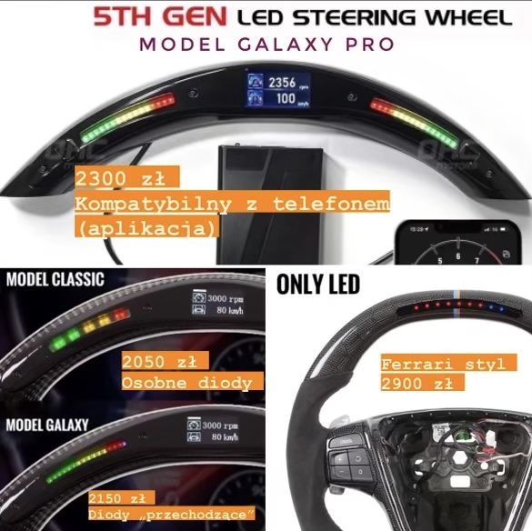 Kierownica BMW G20 G21 G29 F44 G23 G26 F40 grzana G30 CS M3 G80 M4 G82