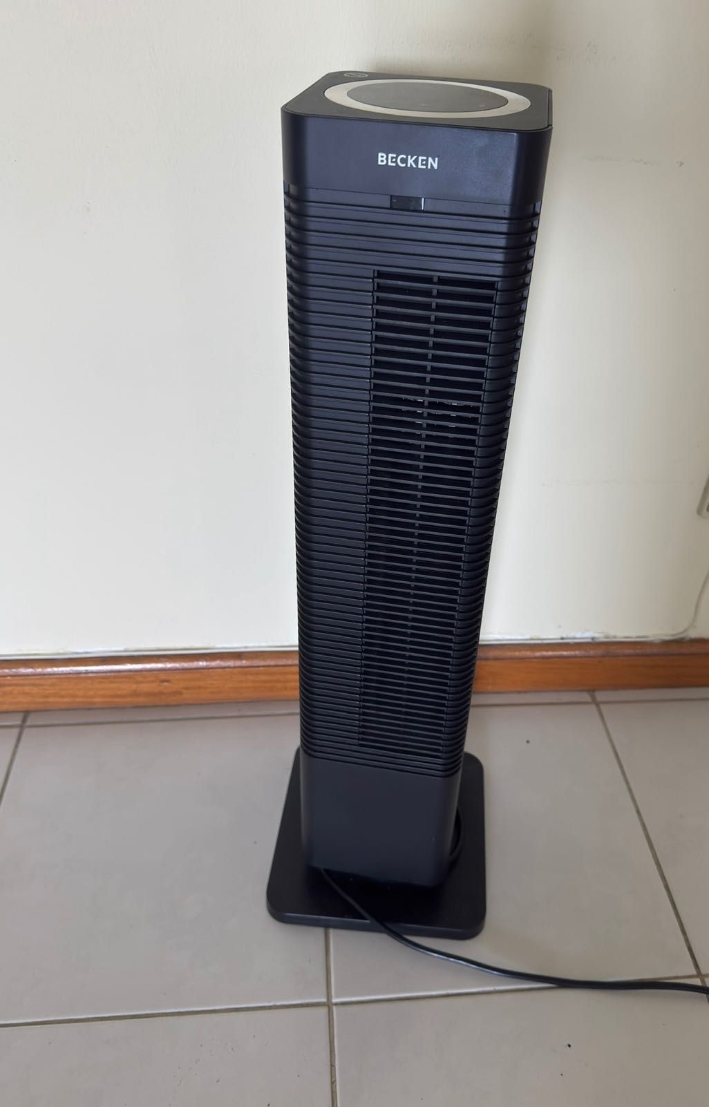 Coluna de ar becken quente e frio