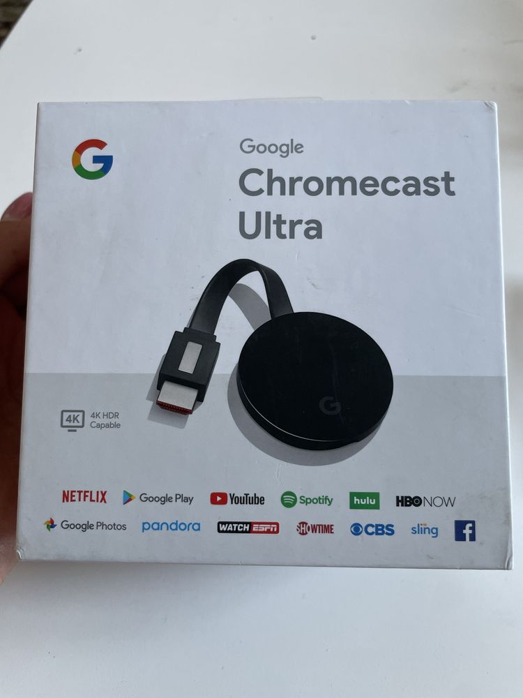 Медіаплеєр Google Chromecast Ultra