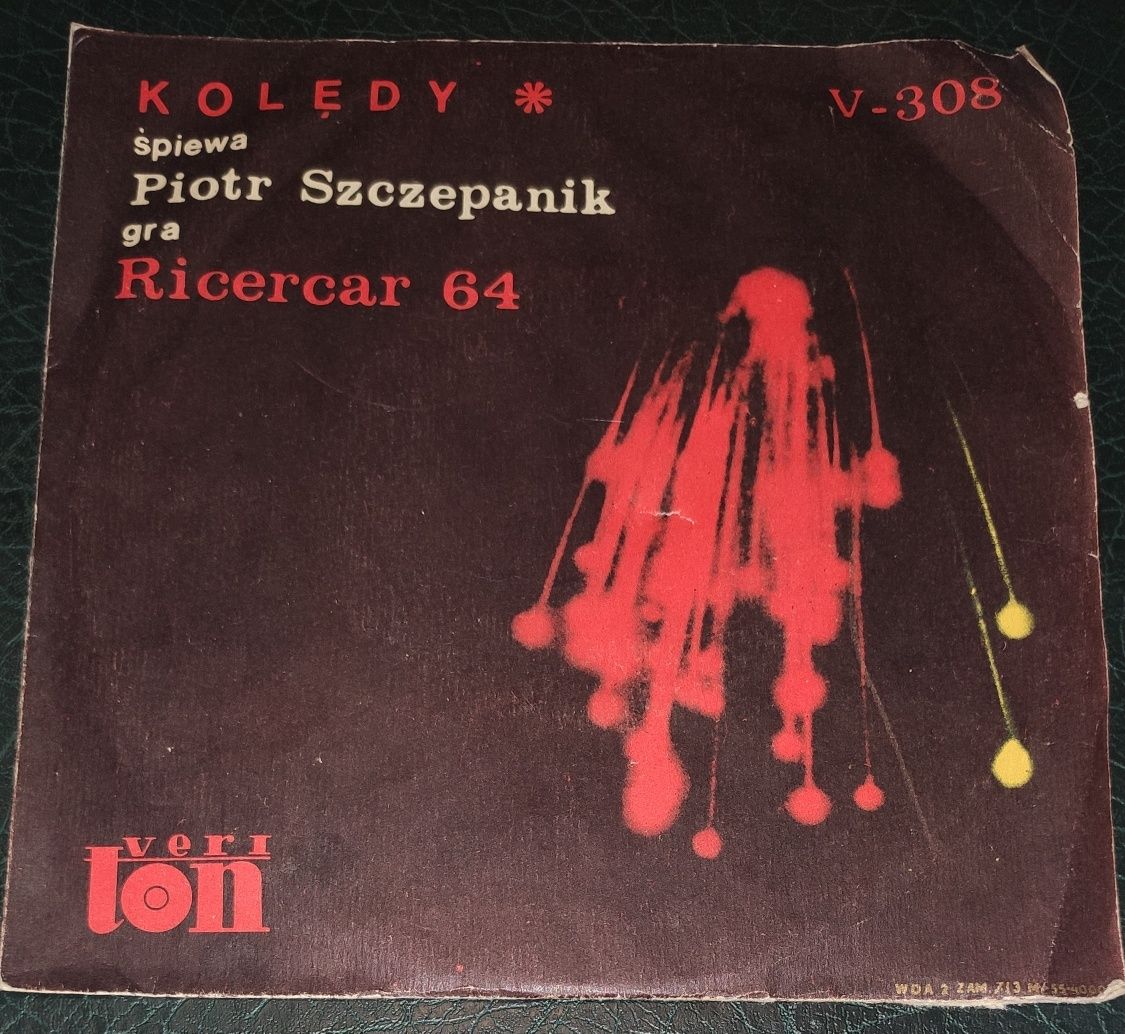 Kolędy Piotr Szczepanik winyl Ricercar 64 ex