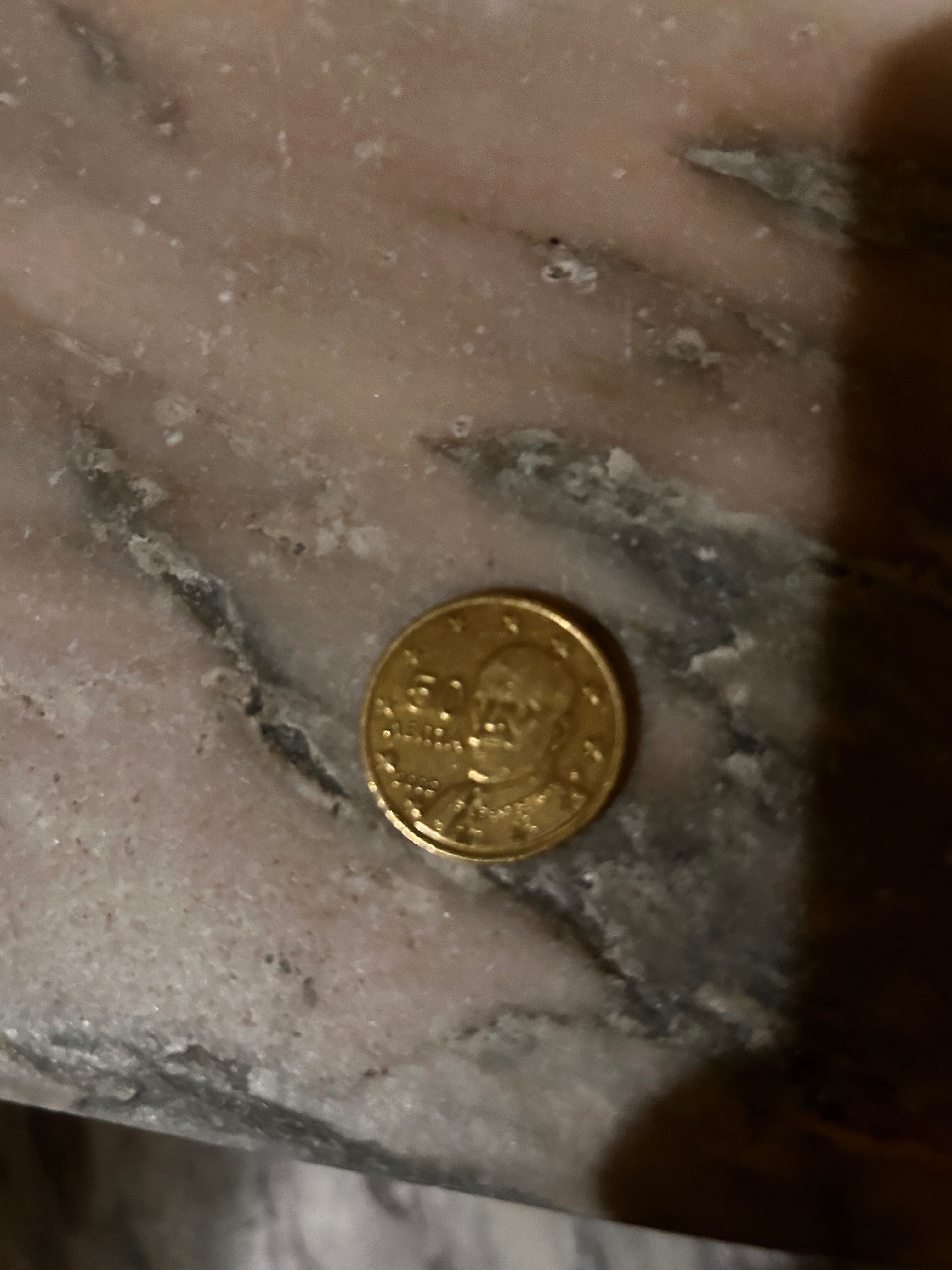 Moeda 50 cêntimos rara