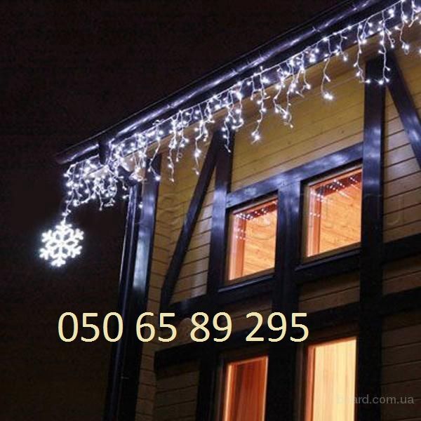 Штора наружная на дом 22,5м (бахрома штора) уличная