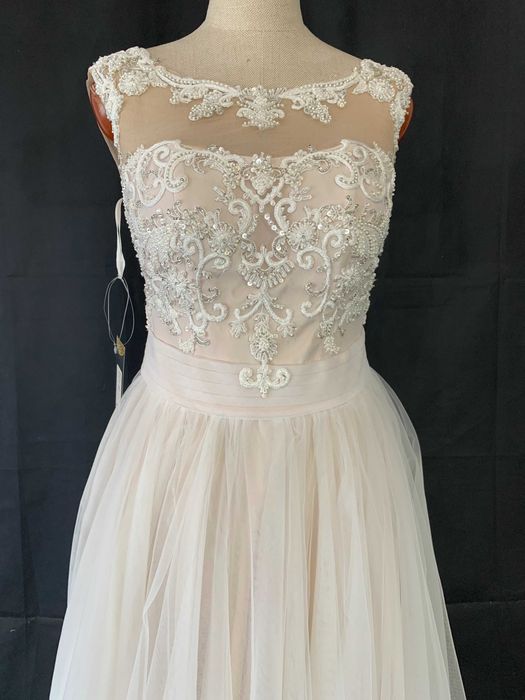 Nowa Suknia Ślubna Princessa Księżniczka 38 M Przydymiony Róż outlet