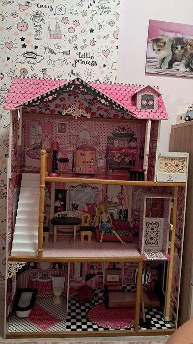 Domek dla lalek Kidkraft, duży, drewniany