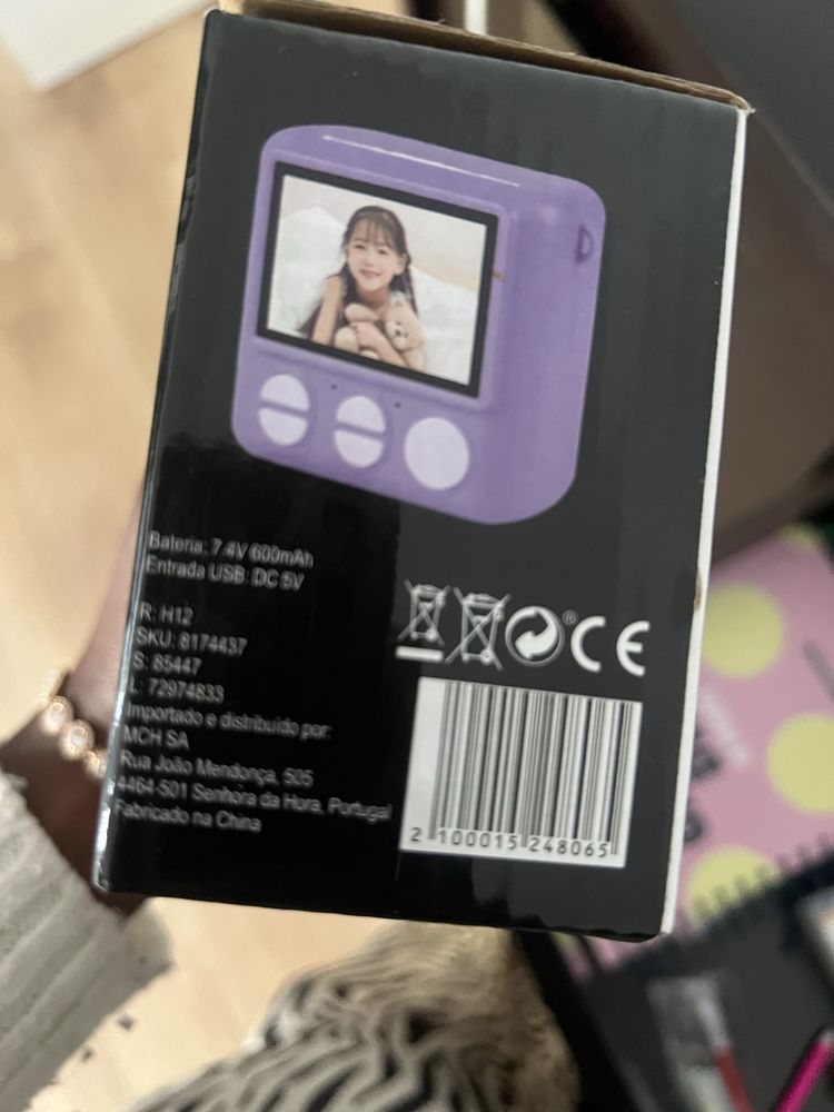 Maquina fotografica impressora