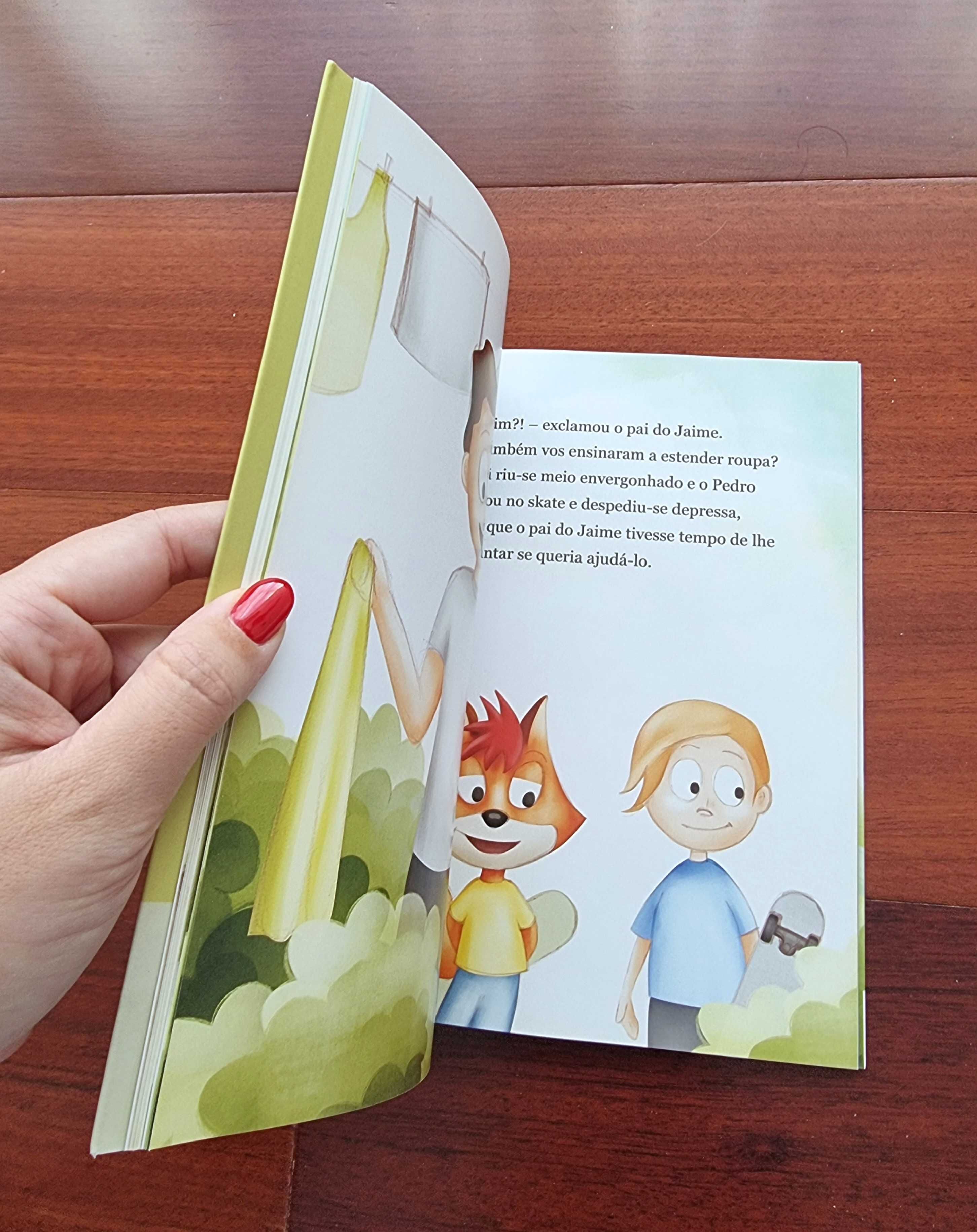 Livro "Pafi ensina a poupar água" de Lara Xavier e Raquel Santos