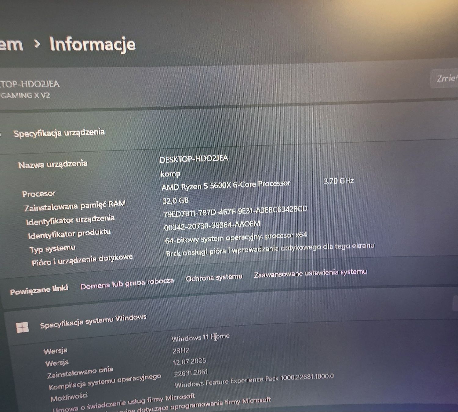 Jak NOWY zestaw do gier,RTX 3060 12gb,180hz,Ryzen 5 5600X,DDR4 32gb