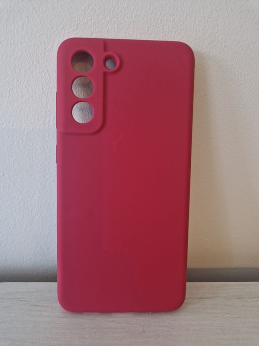 Silicone Lite do Samsung Galaxy S21 FE bordowy