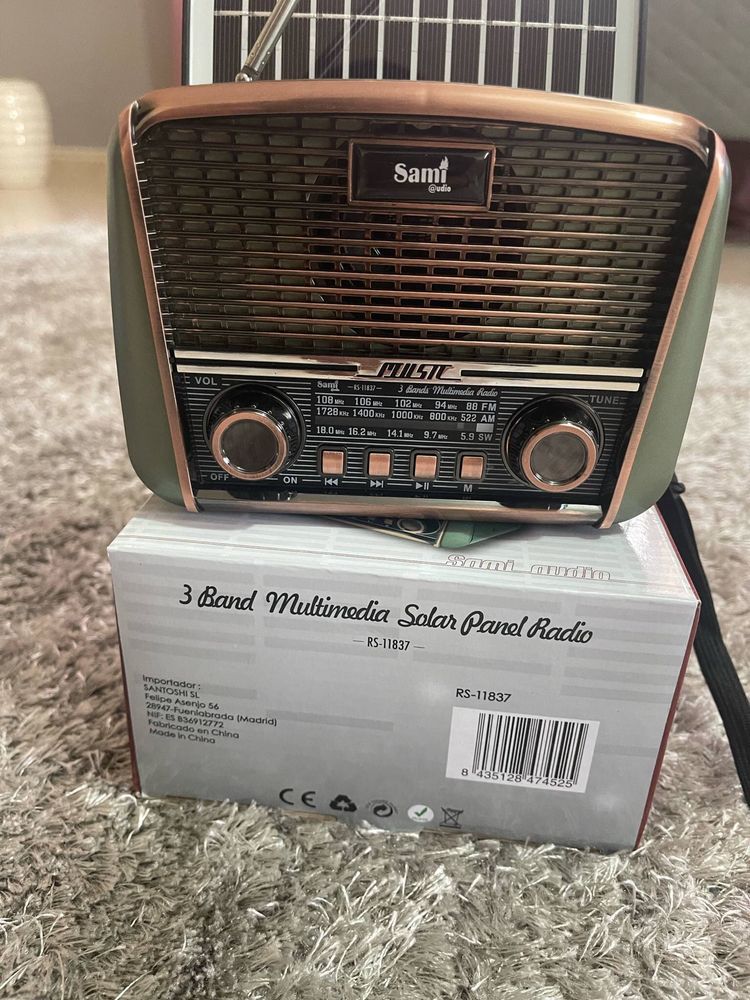 Rádio Solar e Recarregavel, Novo