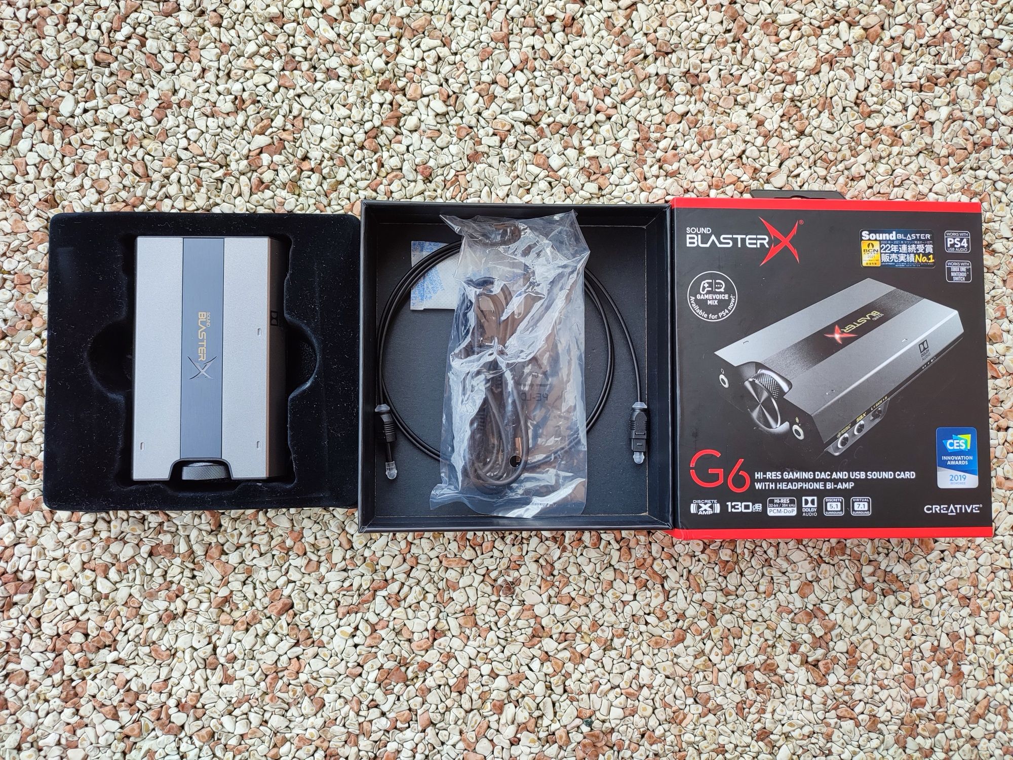 Creative Sound Blaster X G6. Zewnętrzna karta dźwiękowa USB. DAC.