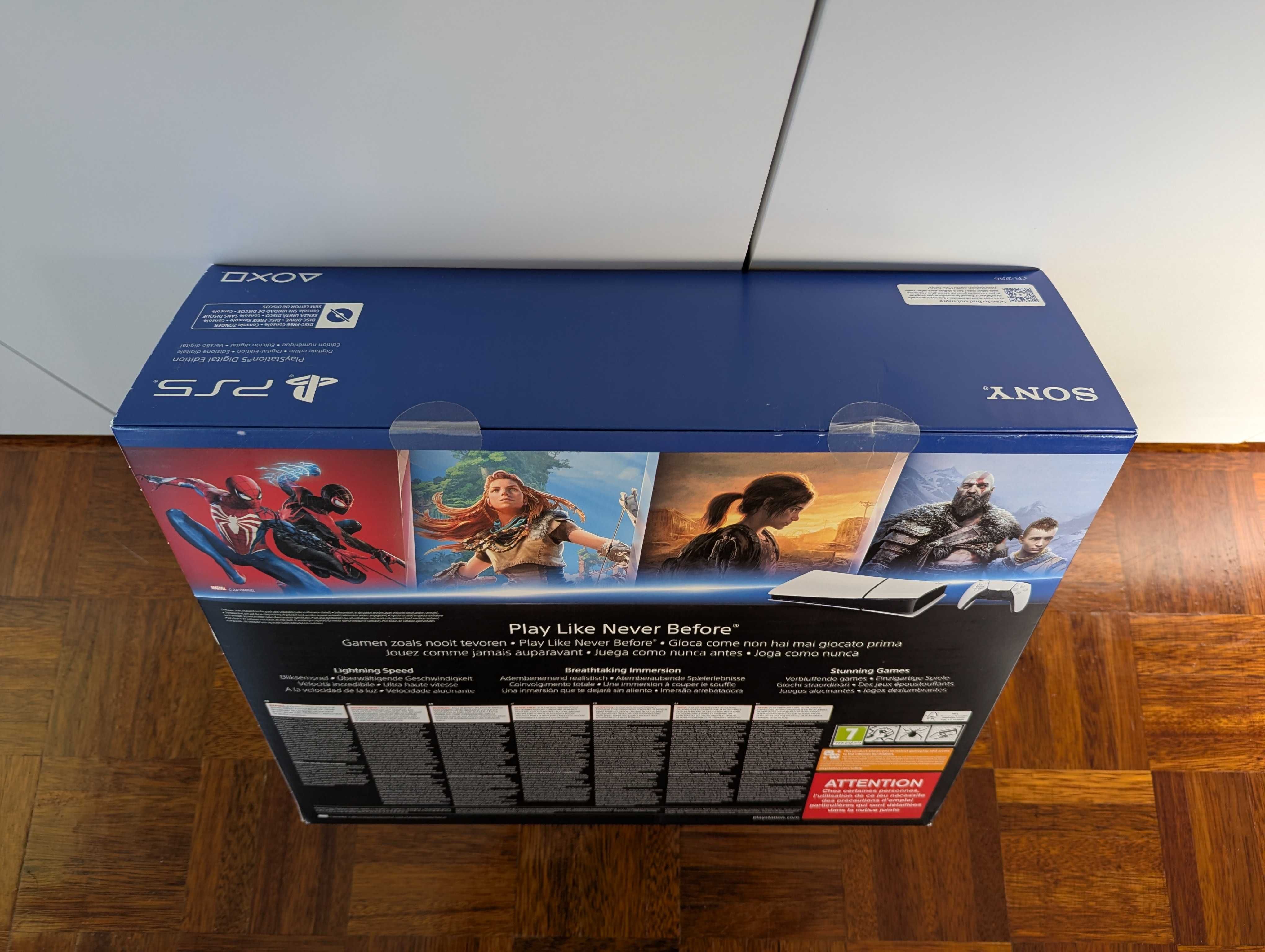 Consola PS5 Slim Digital (1TB) NOVA e SELADA