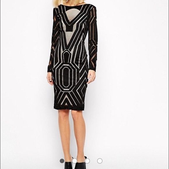 Сукня міді від Asos, River Island Long Sleeve Midi