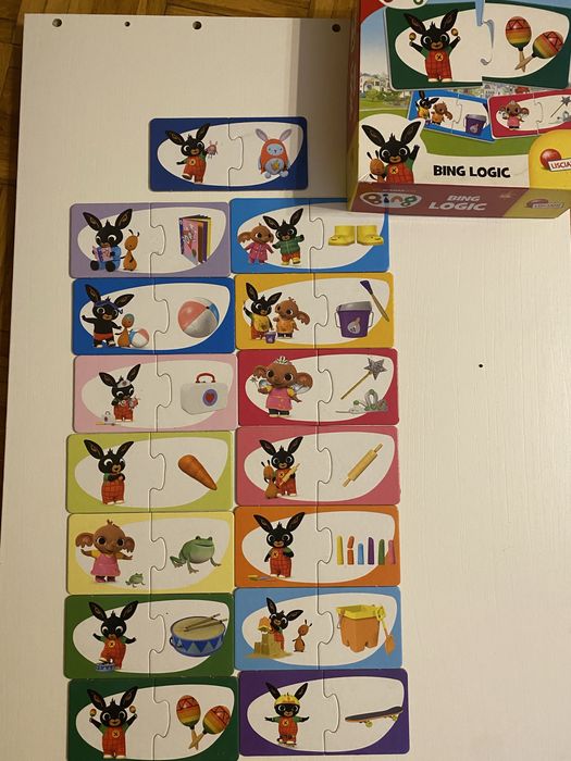 Bing logic puzzle 1-4 lat, plus ksiażeczki