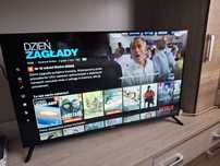 Telewizor chiq 40 cali smart tv DVBT2 z pilotem i pudełkiem