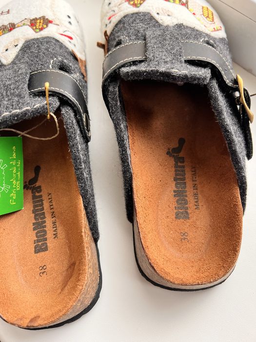 Тапочки комнатные. Италия р38 отличный Подарок на зимние праздники