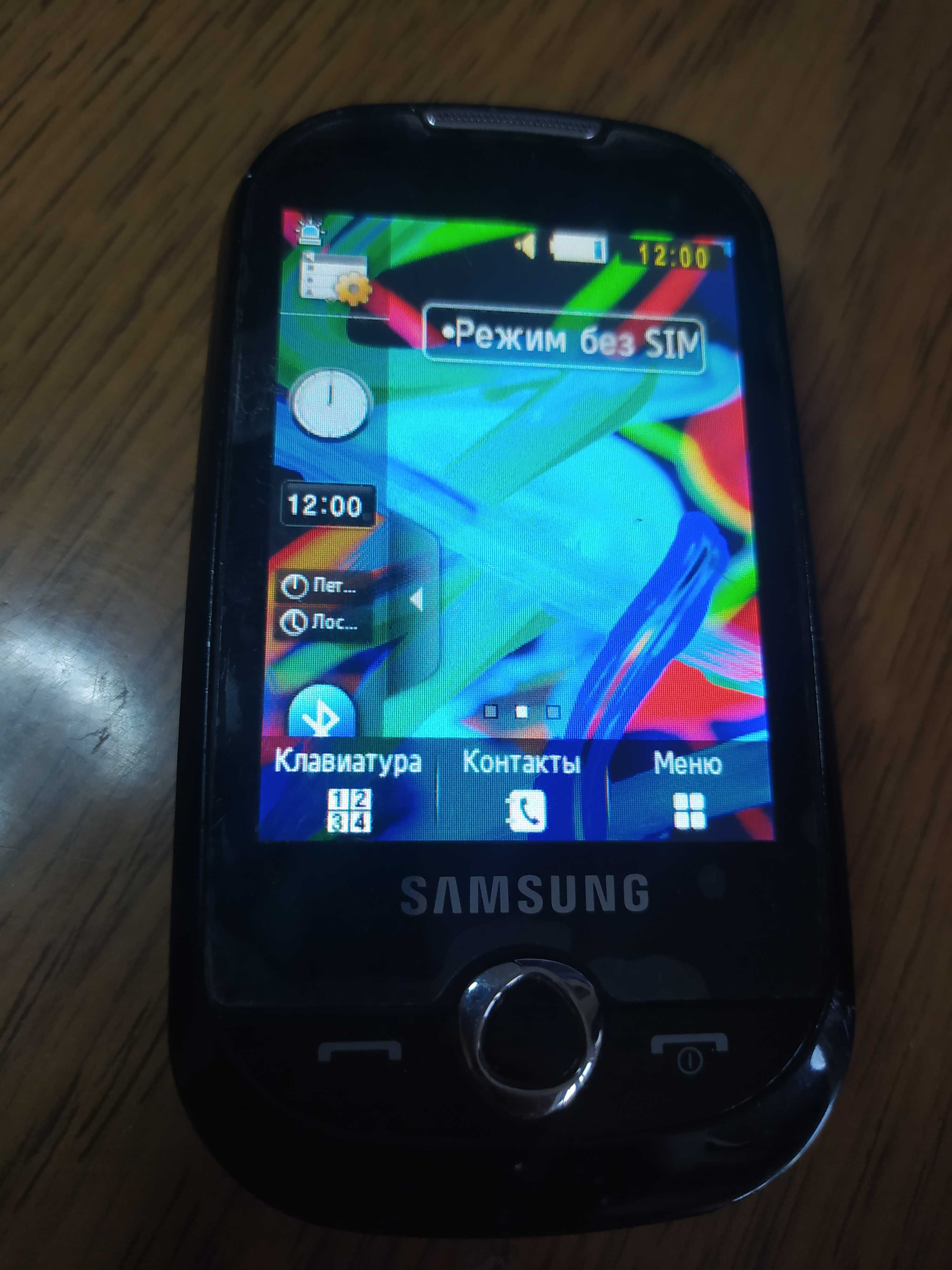 Телефон Samsung Corby GT s3650 Не видит сим карту, без аккумулятора