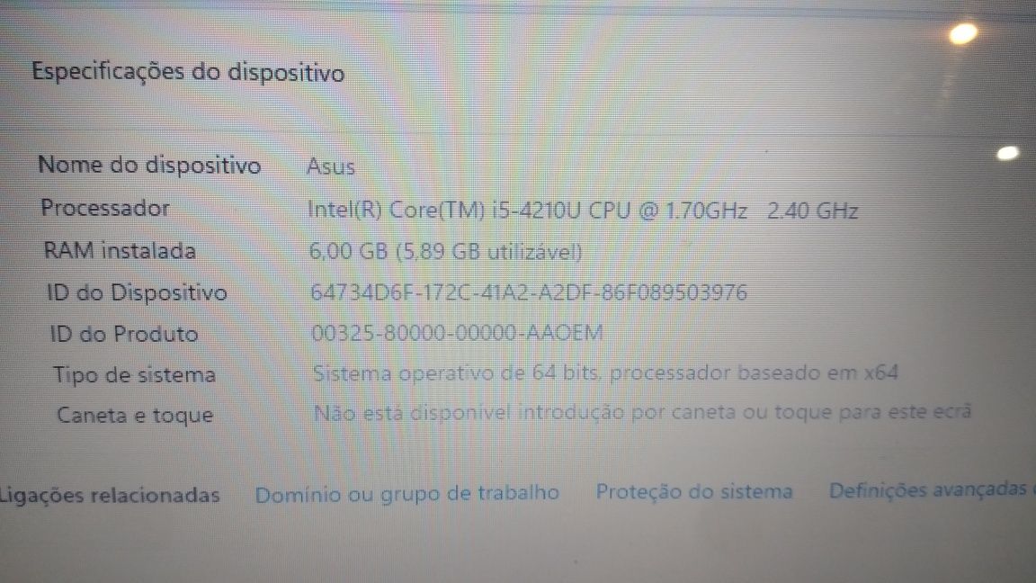 Portátil I5 ASUS X555LD