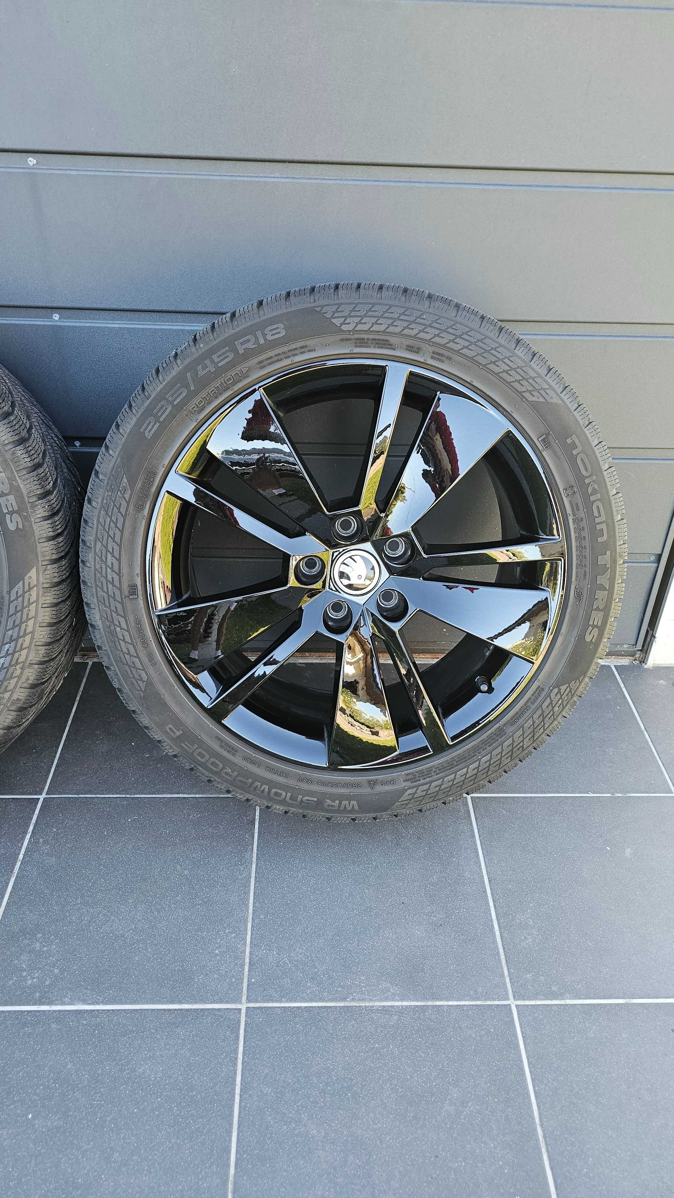 Felgi OE Skoda 5x112 Zenith 18" super stan faktura Superb Octavia