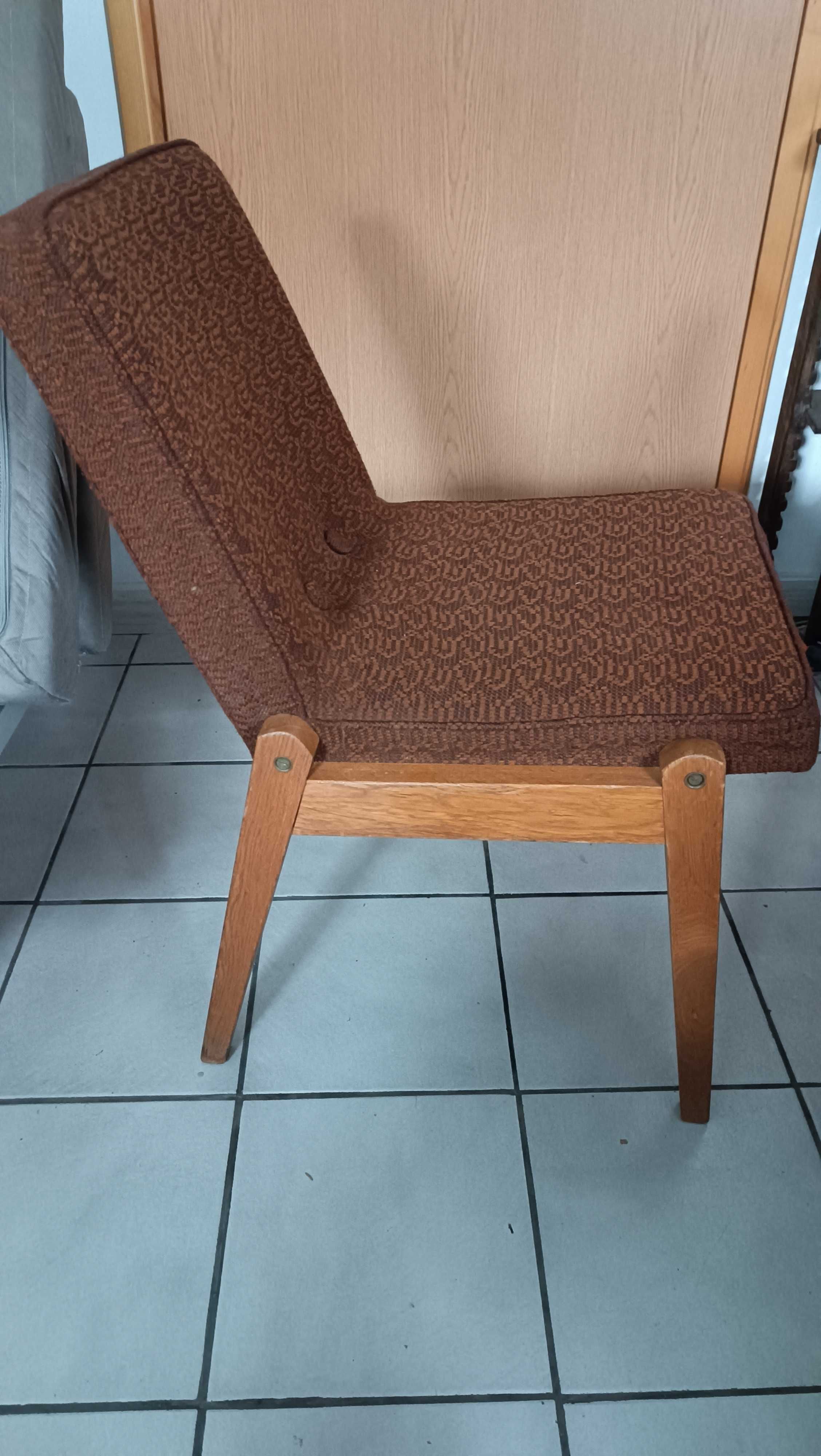Komplet krzeseł PRL 4 szt.