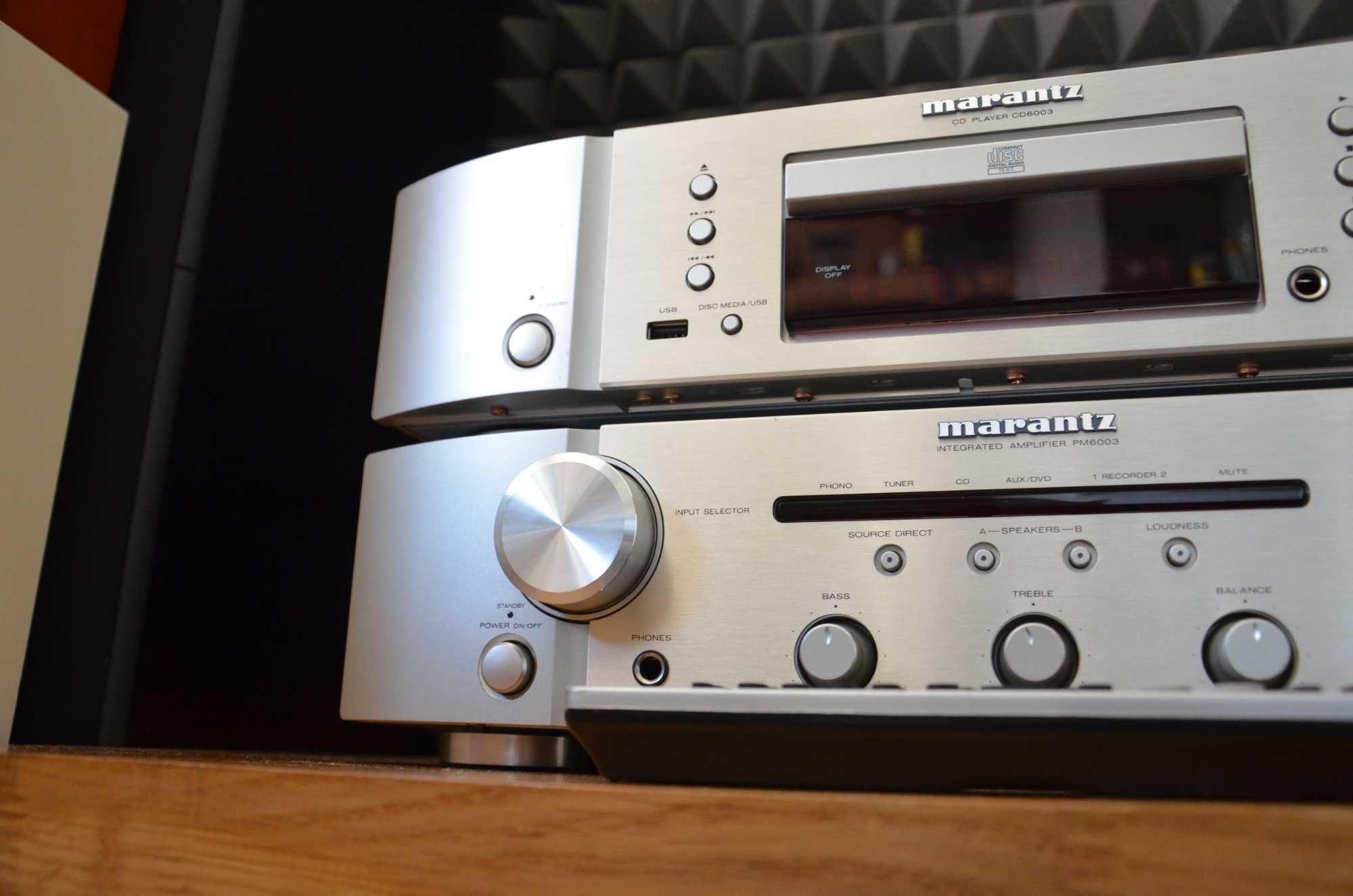 Wzmacniacz MARANTZ PM 6003 + odtwarzacz cd MARANTZ CD 6003