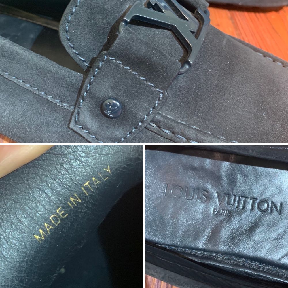 Замшеві мокасіни кросівки Louis Vuitton 44 розмір 28.5-29 см