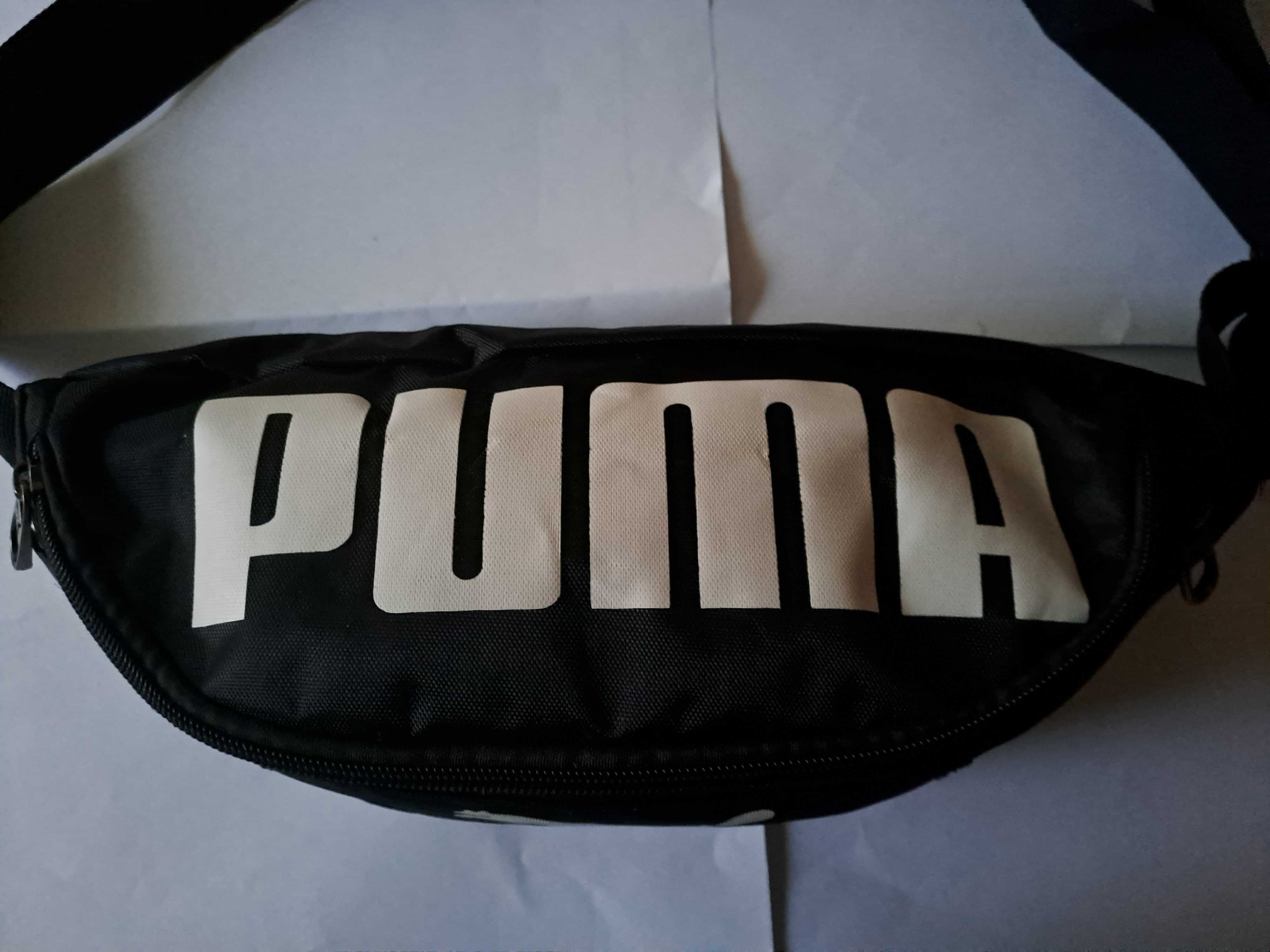Стильная модная мужская сумка поясная бананка PUMA 33 x 11,5 x 10,5 см