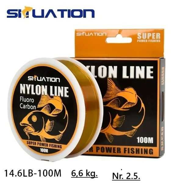Super żyłka 100m. 0,26 mm. 14,6 lb. 6,6 kg. Nr. 2.5.