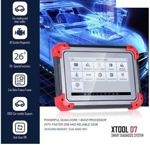 Xtool D7 Pro 2023 Maquina de diagnostico e reprog. ecu