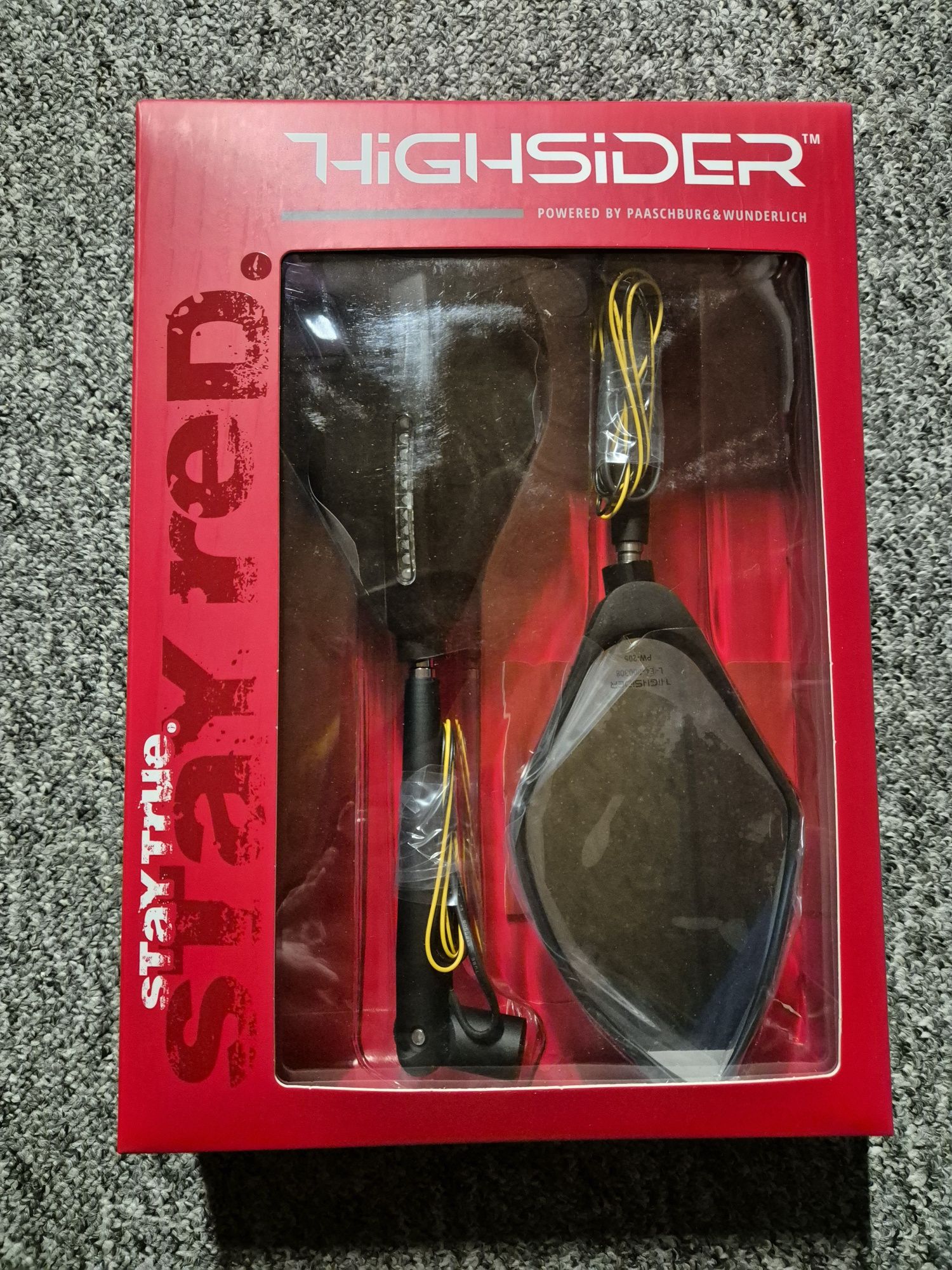 Lusterka motocyklowe z kierunkowskazem led