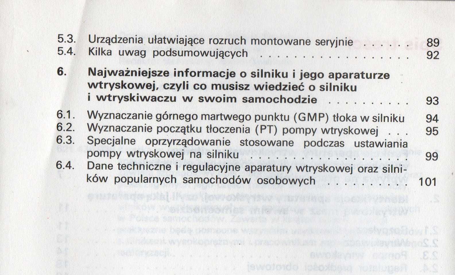 Aparatura wtryskowa Falkowski Janiszewski Łojek