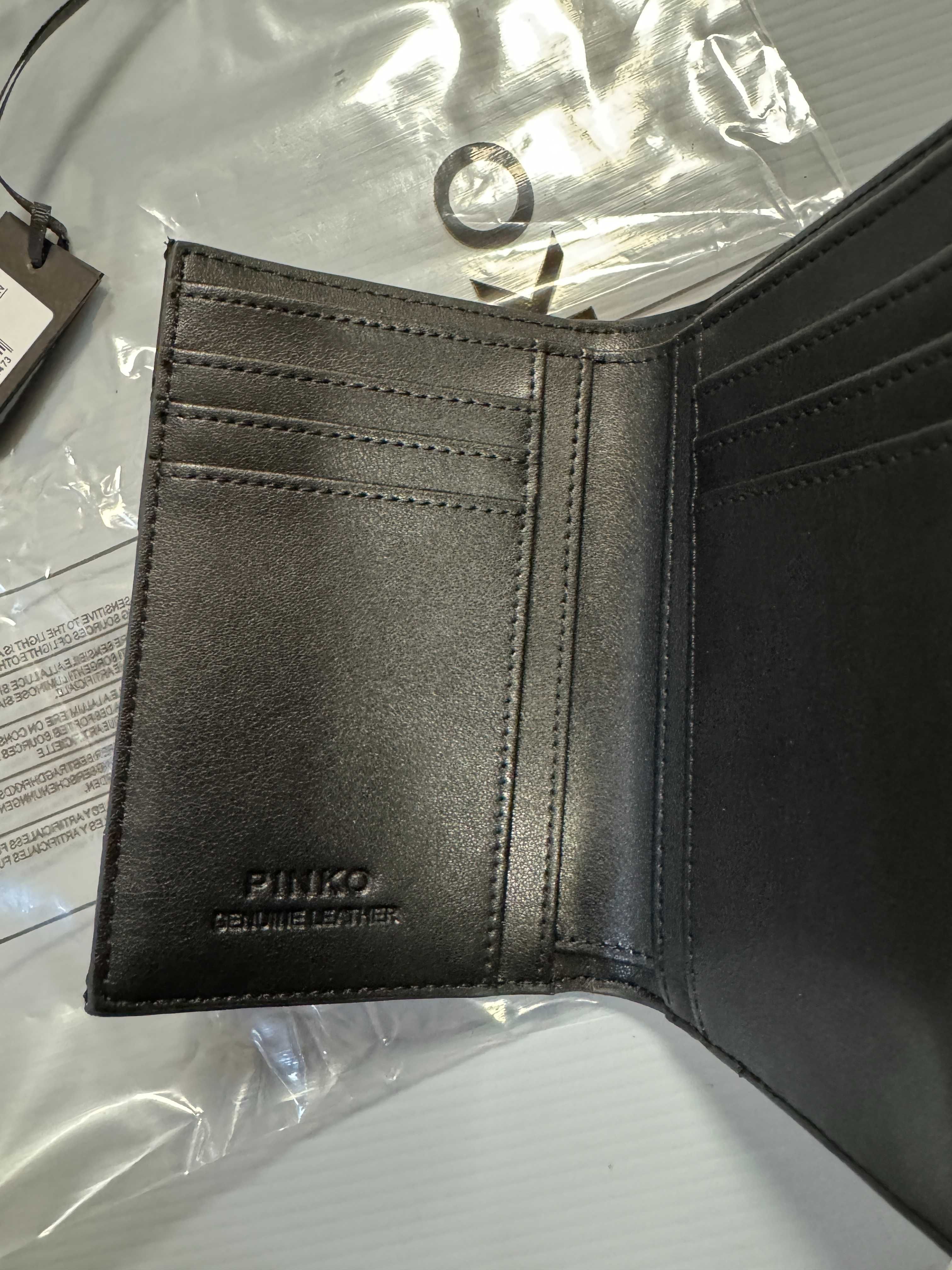 Portfel Pinko Compact Wallet czarny