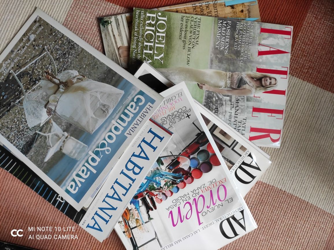 Revistas - The English Home; AD; etc