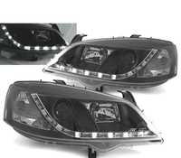 CONJUNTO DE FARÓIS PARA OPEL ASTRA G 97-04 DAYLIGHT LED PRETOS