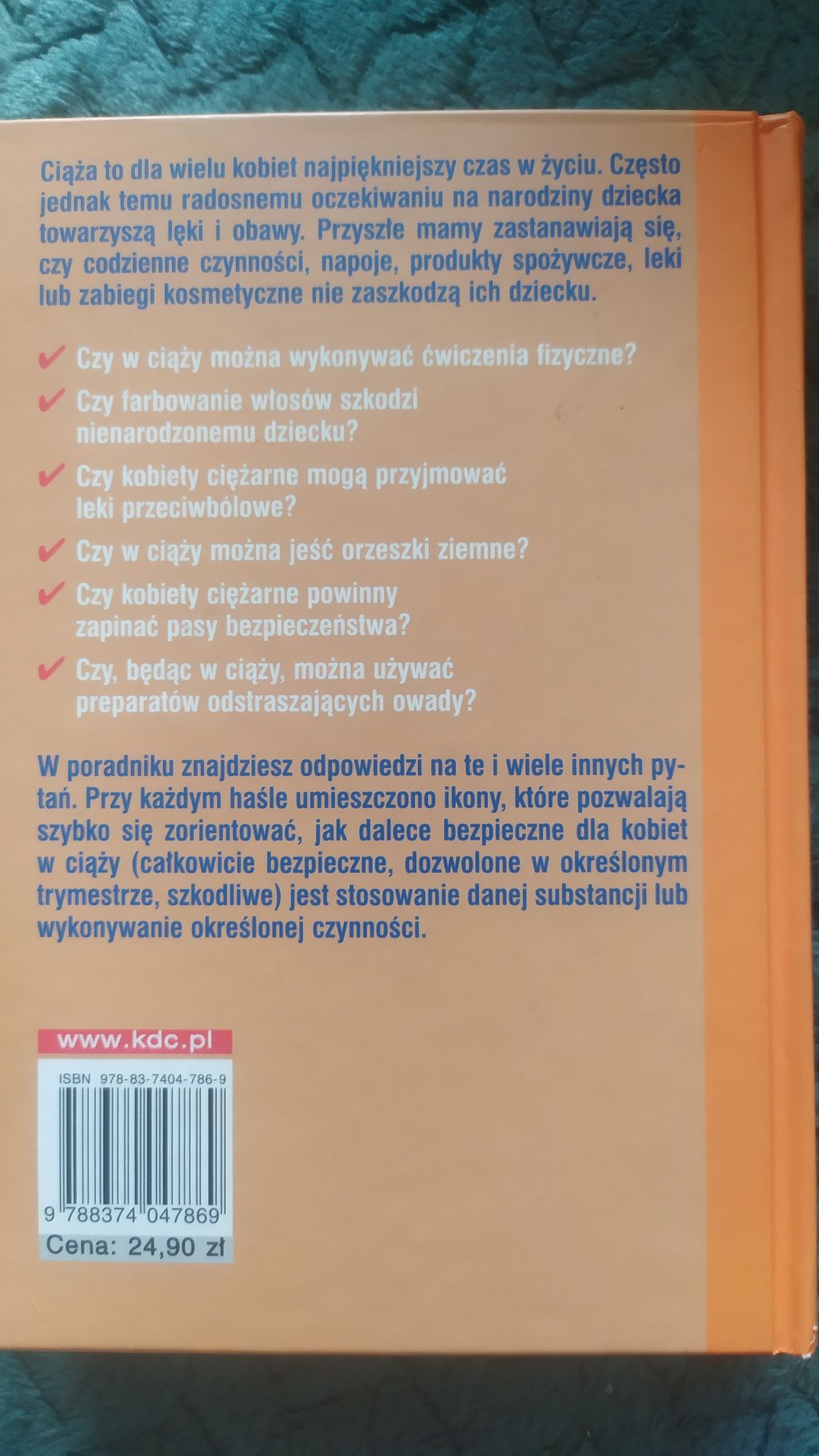 Książka - Ciąża od A do Z - Elisabeth Aron