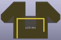 Антенна 1.170MHz БПЛА Молния