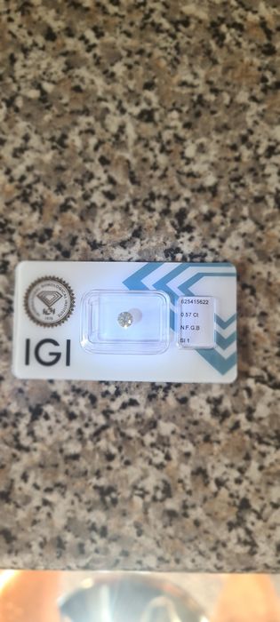 Diamante Natural Certificado – 0.57 Ct SI1