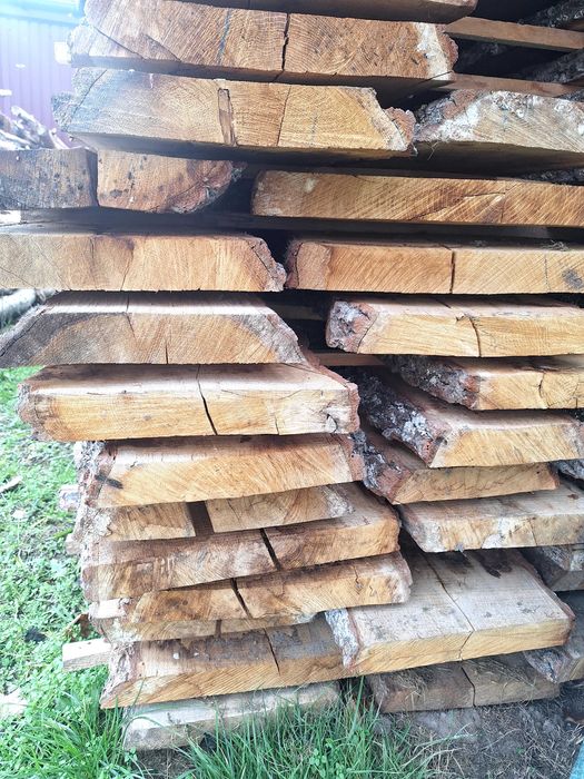 Sprzedam bale dębowe 1,2m i 2,5m długości, grubość 5cm