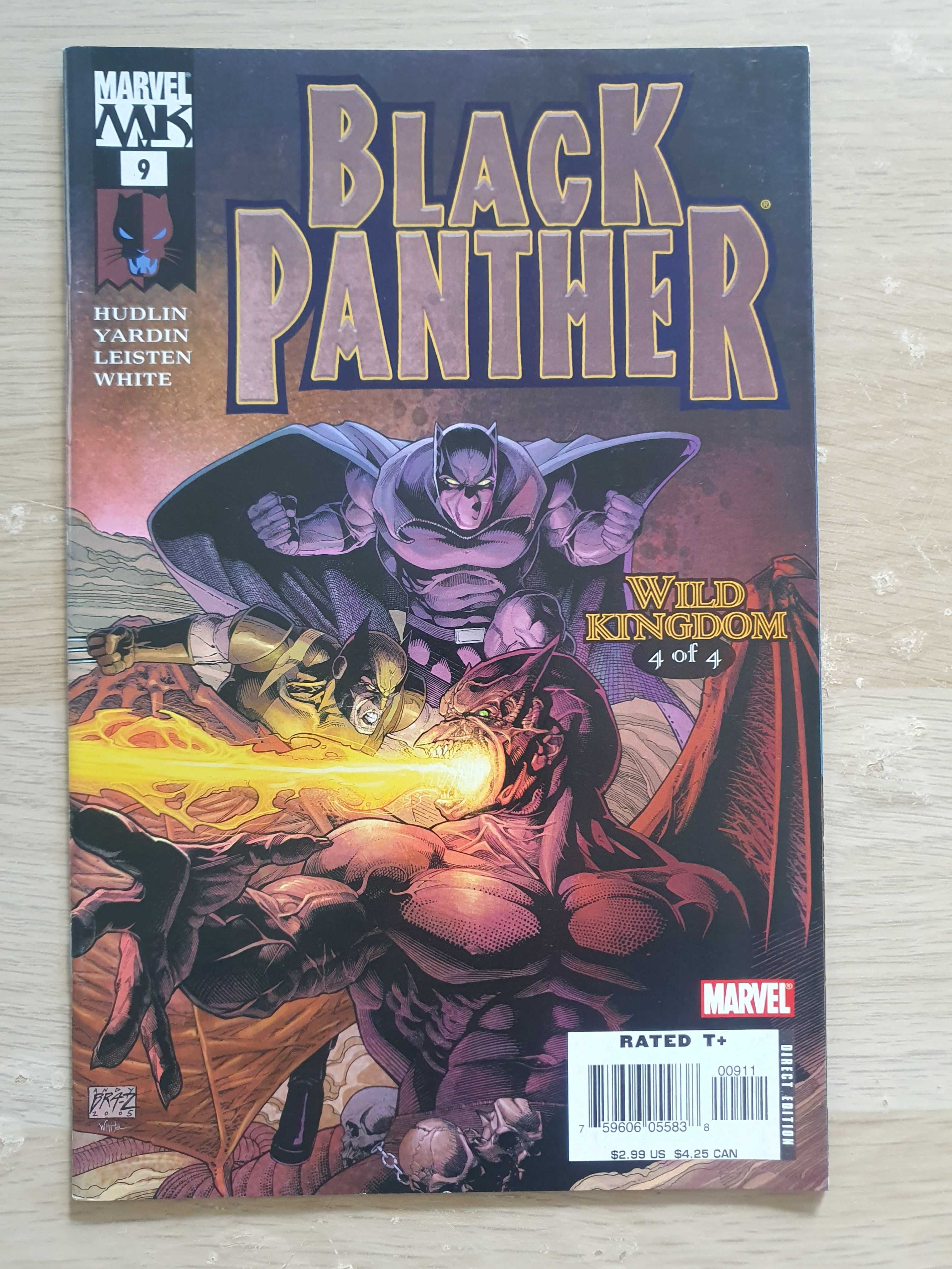 Wild Kingdom - X-men: 175, 176 Black Panther vol 3: 8, 9 (2005) (ZM46)