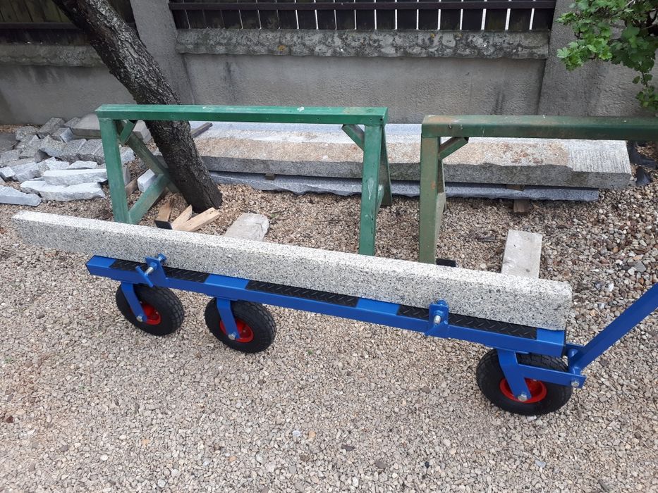 Wózek do transportu płyt granitowych hulajnoga na cmentarz transport