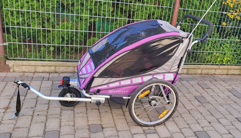 Przyczepka rowerową dla dziecka Qeridoo Sportex 2